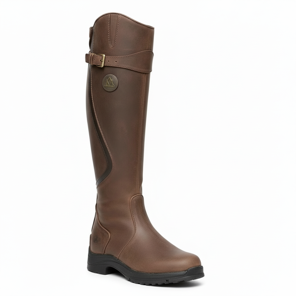 Women's Waterproof Leather Riding Boots – Classic Equestrian Boots