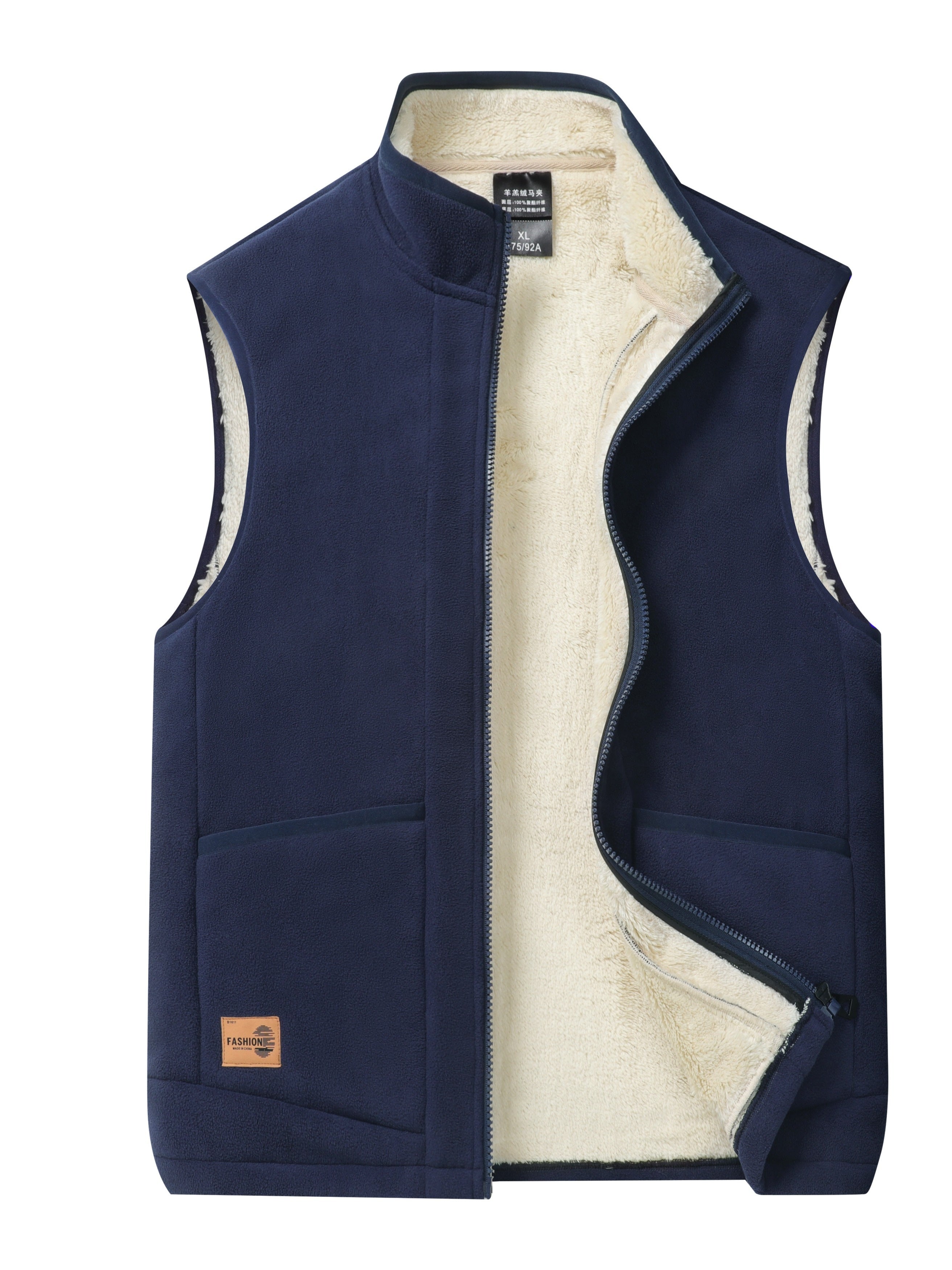 Women's Sleeveless Bodywarmer – Fleece-Lined Insulated Vest