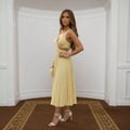 Sanne | Elegant Pleated Midi Dress