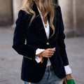 Ivy| Elegant Velvet Blazer for Women