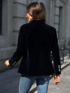 Ivy| Elegant Velvet Blazer for Women