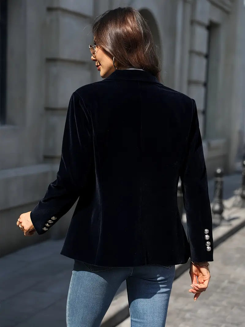 Ivy| Elegant Velvet Blazer for Women