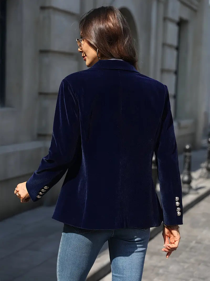 Ivy| Elegant Velvet Blazer for Women