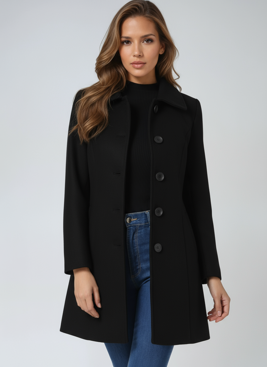 Amelia| Women's Single Breasted Winter Trench Coat