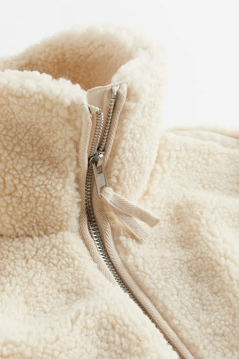 Hazel| Teddy Fleece Warm Layer Jacket For Women
