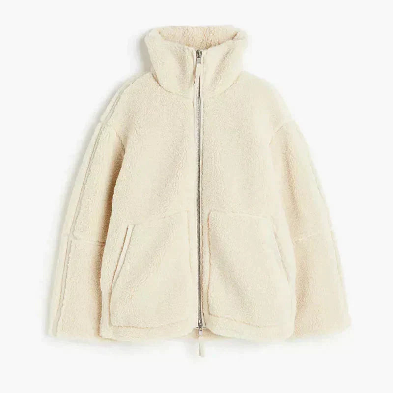 Hazel| Teddy Fleece Warm Layer Jacket For Women