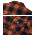 Levi | Men's Sherpa Lined Button down Jacket - Plaid Workers Shirt,