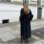 Willow| Double-Breasted Wool Blend Coat for Women