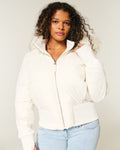 Florence | Quilted Winter Jacket with Removable Hood for Women