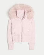 Florence | Quilted Winter Jacket with Removable Hood for Women