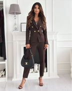 Freya| Double-Breasted Suit with Tailored Fit for Women