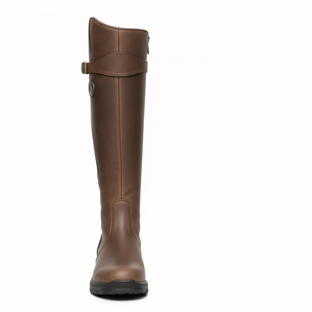 Women's Waterproof Leather Riding Boots – Classic Equestrian Boots