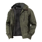 Men's Waterproof Hooded Jacket – Fur Lined Outdoor Coat
