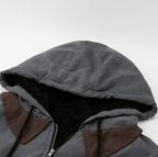Men's Waterproof Hooded Jacket – Fur Lined Outdoor Coat