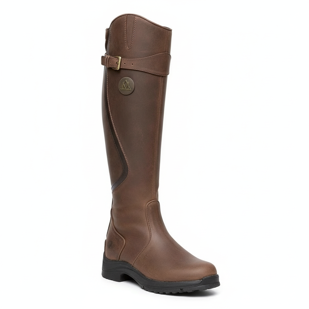 Women's Waterproof Leather Riding Boots – Classic Equestrian Boots