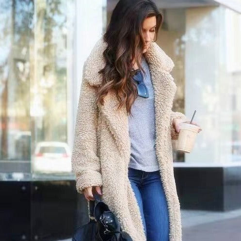 Grace| Warm Long Teddy Coat for Women